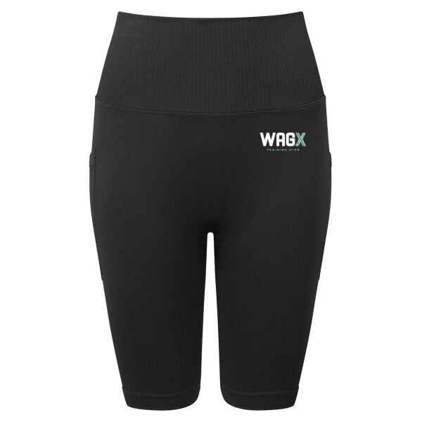 We Are Group X  - Women’s Ribbed Seamless '3D Fit' Cycle Shorts Thumbnail