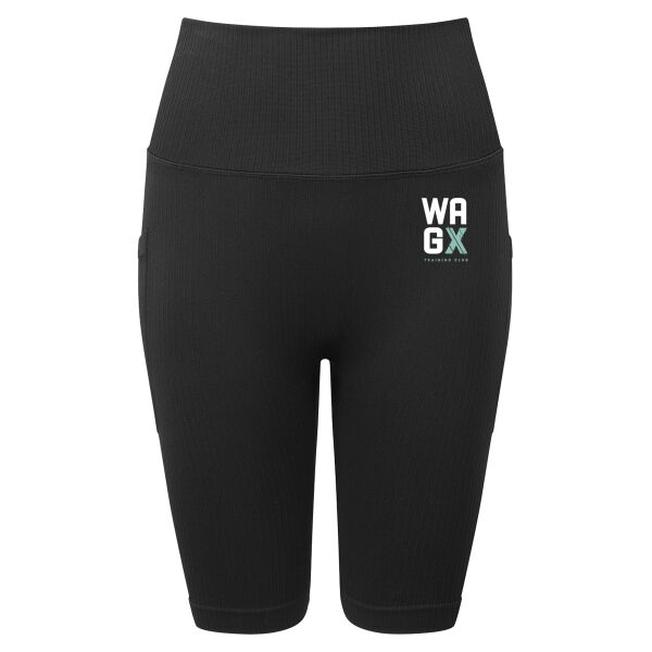 We Are Group X  - Women’s Ribbed Seamless '3D Fit' Cycle Shorts Thumbnail